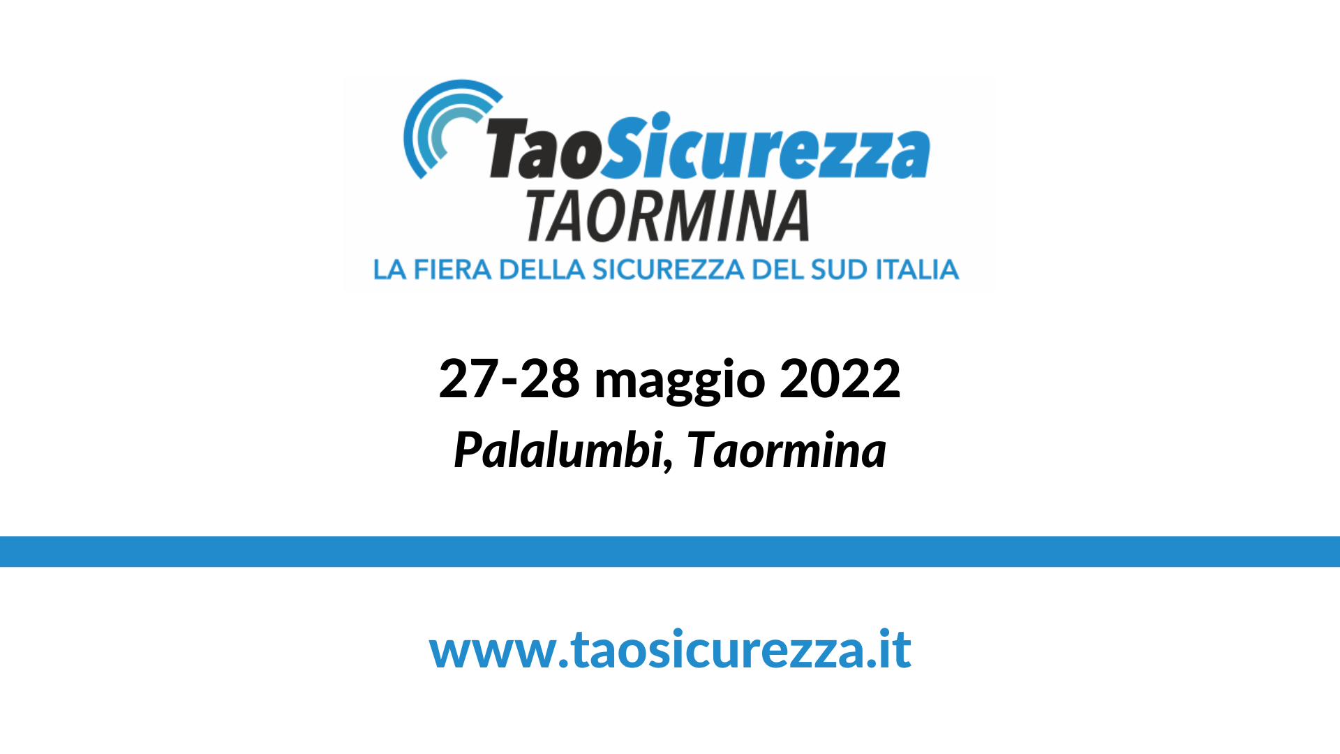 TaoSicurezza Taormina - 27-28 maggio 2022